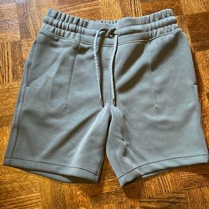 Grey sage Lululemon shorts 5”